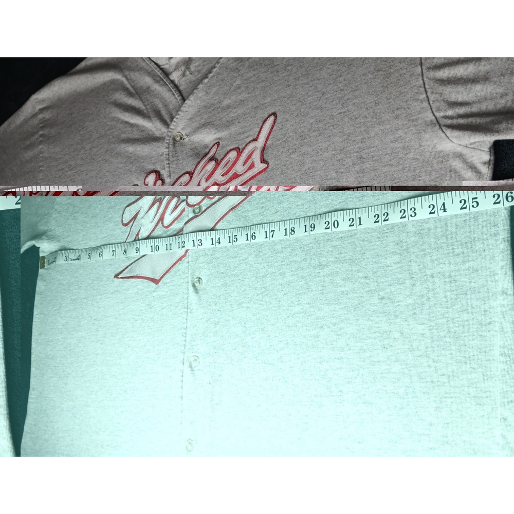 Vintage 90s Pete’s Wicked Ale Beer XL Jersey T-shirt Gray Stitched Logo USA Made - Picture 9 of 10